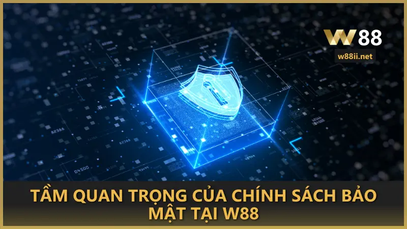 Tầm quan trọng của chính sách bảo mật tại W88