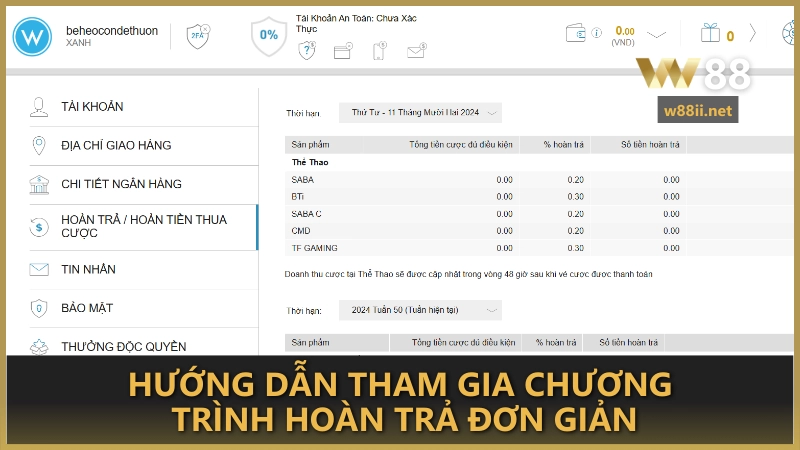 Hướng dẫn tham gia chương trình hoàn trả đơn giản