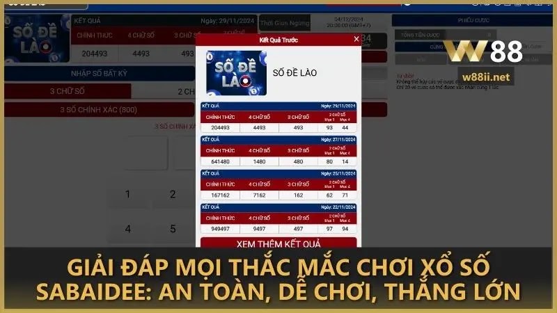 Giải đáp mọi thắc mắc chơi Xổ Số SABAIDEE: An toàn, dễ chơi, thắng lớn