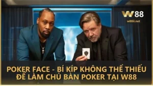 poker face bi kip khong the thieu de lam chu ban poker tai w88 - Poker Face - Bí kíp không thể thiếu để làm chủ bàn Poker tại W88